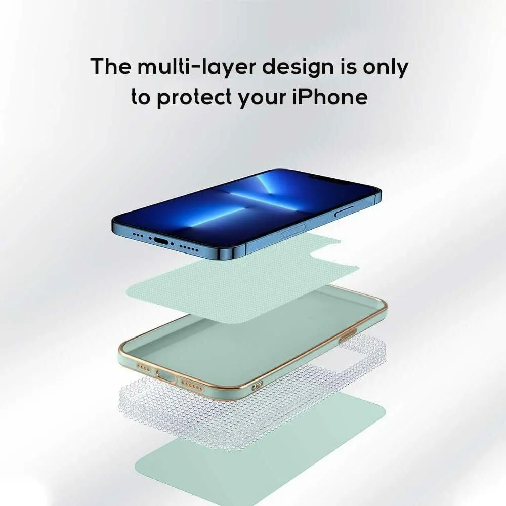 Micvir Back Cover for Apple iPhone 14 (Green, Silicon, Pack of: 1) — image 2 of 5