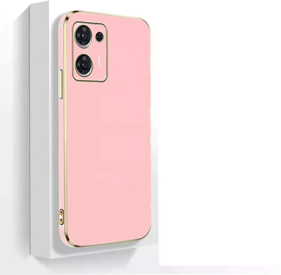 Micvir Back Cover for Motorola Edge 20 (Pink, Silicon, Pack of: 1) — image 1 of 2