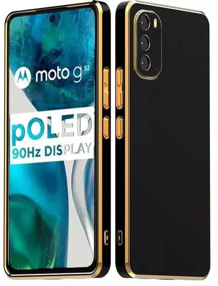 Micvir Back Cover for Motorola Moto G52 5G (Black, Silicon, Pack of: 1) — image 2 of 4