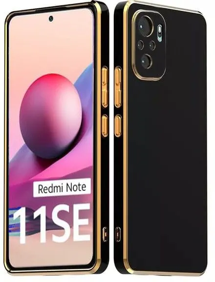 Micvir Back Cover for Mi Redmi Note 10, Mi Redmi Note 10S, Redmi Note 11 SE (Black, Silicon, Pack of: 1) — image 2 of 4