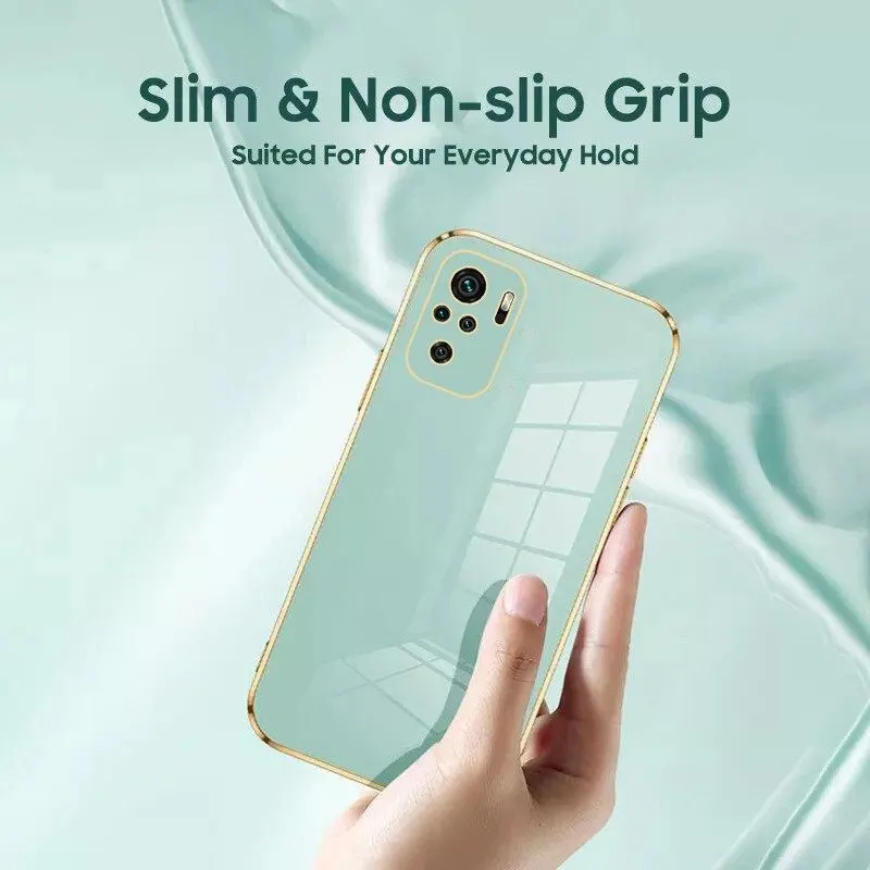 Micvir Back Cover for Mi Redmi Note 10, Mi Redmi Note 10S, Redmi Note 11 SE (Green, Silicon, Pack of: 1) — image 3 of 5
