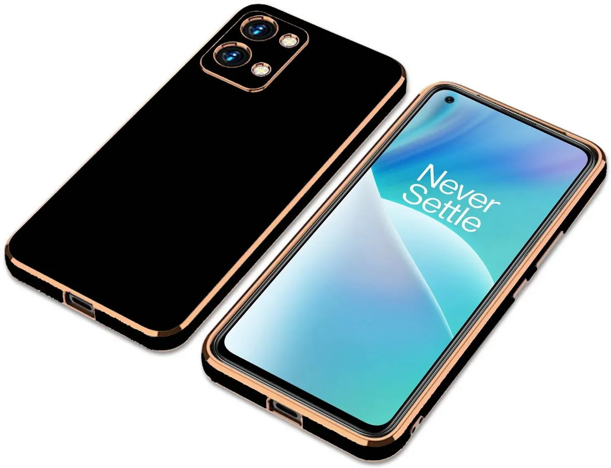 Micvir Back Cover for OnePlus Nord 2T 5G (Black, Silicon, Pack of: 1) — image 2 of 5