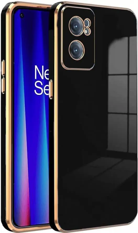 Micvir Back Cover for OnePlus Nord CE 2 5G (Black, Silicon, Pack of: 1)