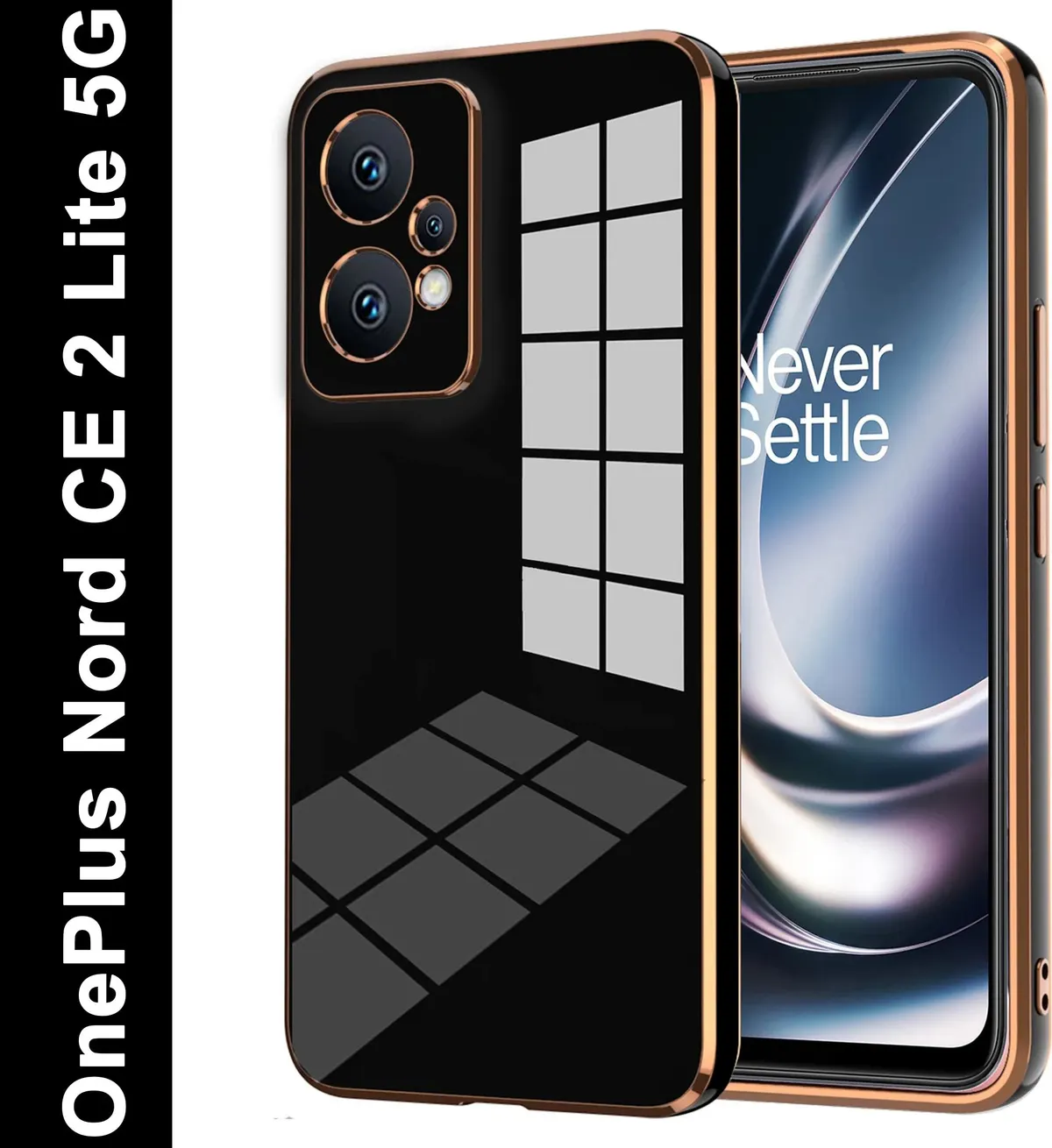 Micvir Back Cover for OnePlus Nord CE 2 Lite 5G (Black, Silicon, Pack of: 1)