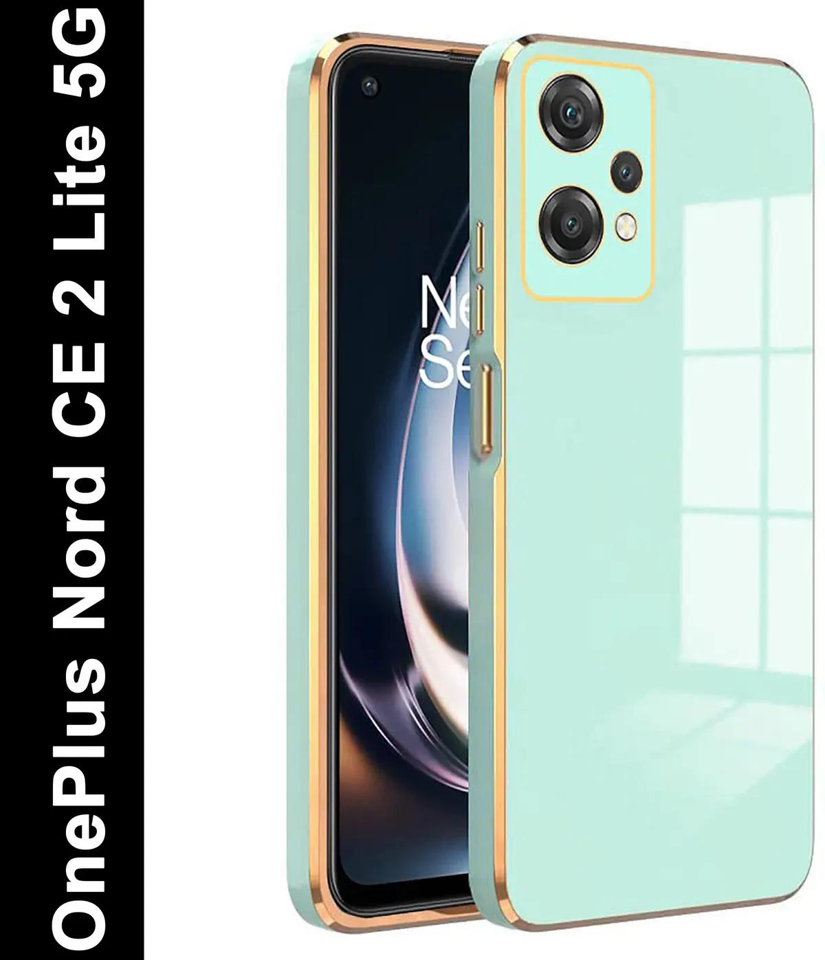 Micvir Back Cover for OnePlus Nord CE 2 Lite 5G (Green, Silicon, Pack of: 1)