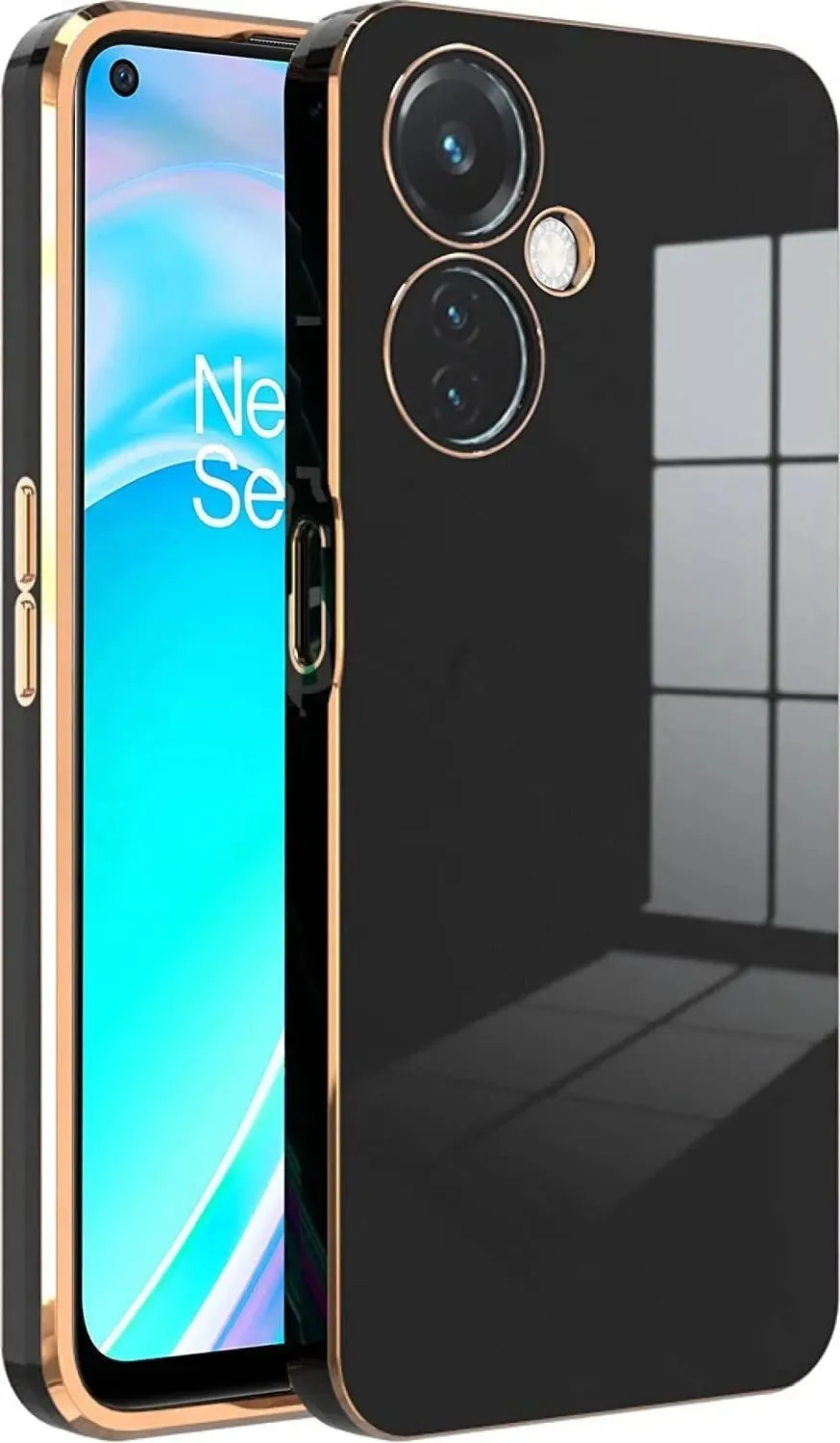 Micvir Back Cover for OnePlus Nord CE 3 Lite 5G (Black, Silicon, Pack of: 1)