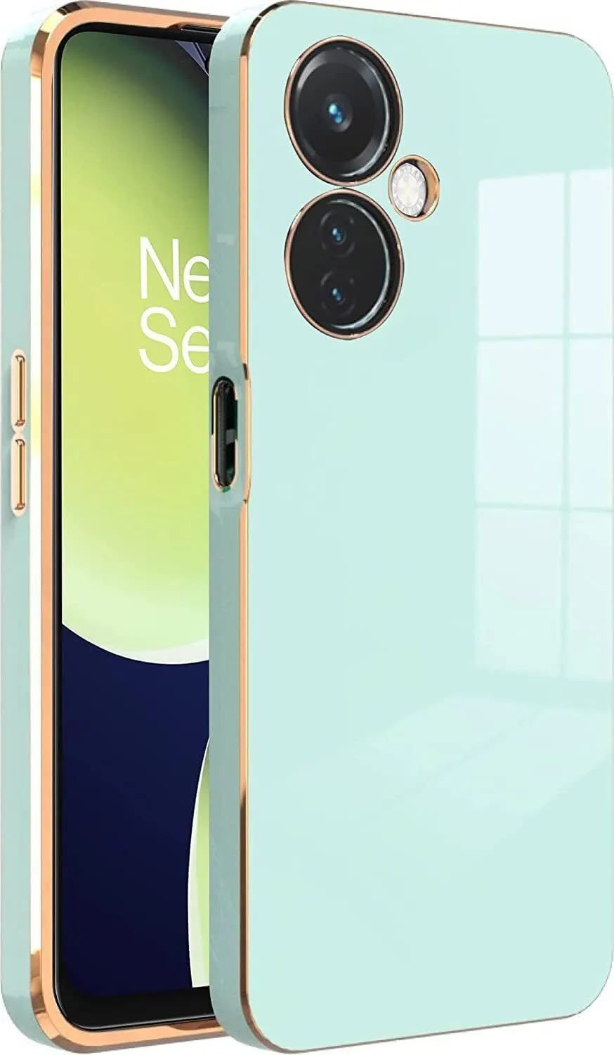 Micvir Back Cover for OnePlus Nord CE 3 Lite 5G (Green, Silicon, Pack of: 1)