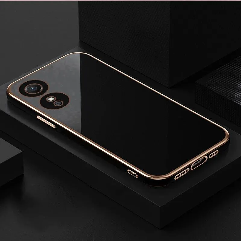 Micvir Back Cover for Oppo A17 (Black, Silicon, Pack of: 1) — image 3 of 4