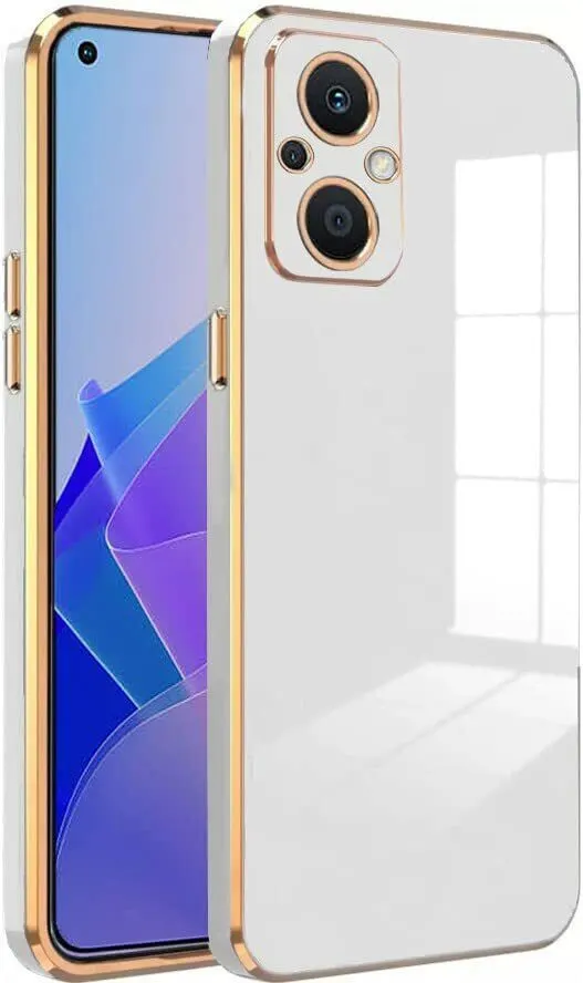 Micvir Back Cover for Oppo F21 Pro 5G (White, Silicon, Pack of: 1)