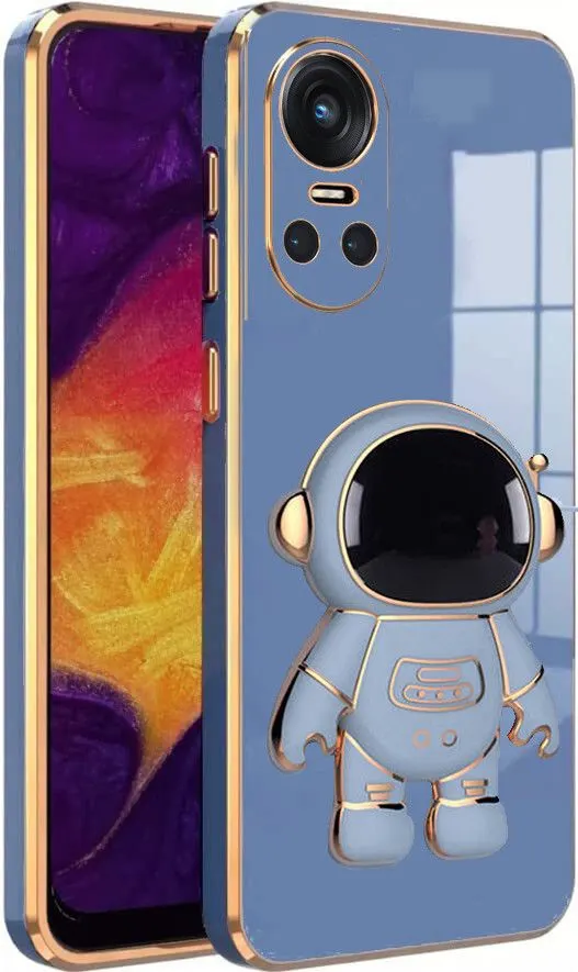 Micvir Back Cover for Oppo Reno 10 Pro 5G (Blue, Silicon, Pack of: 1)