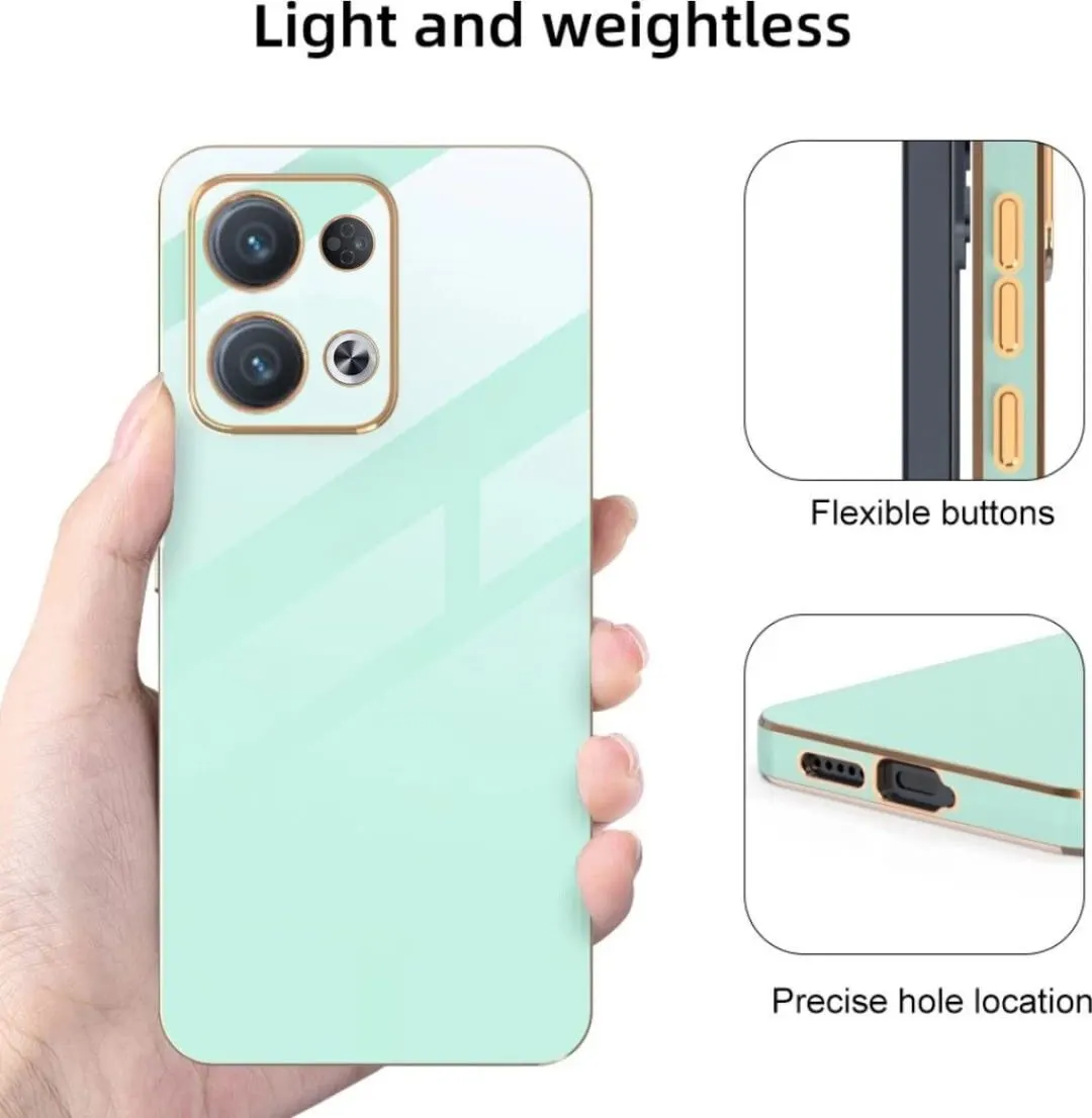 Micvir Back Cover for Oppo Reno8 Pro 5G (Green, Silicon, Pack of: 1) — image 3 of 3
