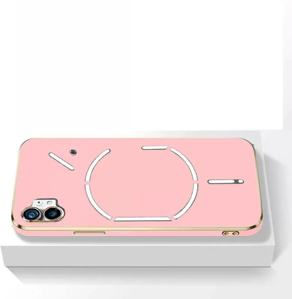 Micvir Back Cover for Nothing Phone (1), Nothing Phone1, Nothing Phone 1 (Pink, Silicon, Pack of: 1) — image 2 of 3