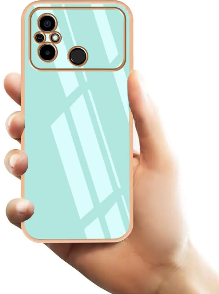 Micvir Back Cover for POCO C55 (Green, Silicon, Pack of: 1) — image 4 of 4