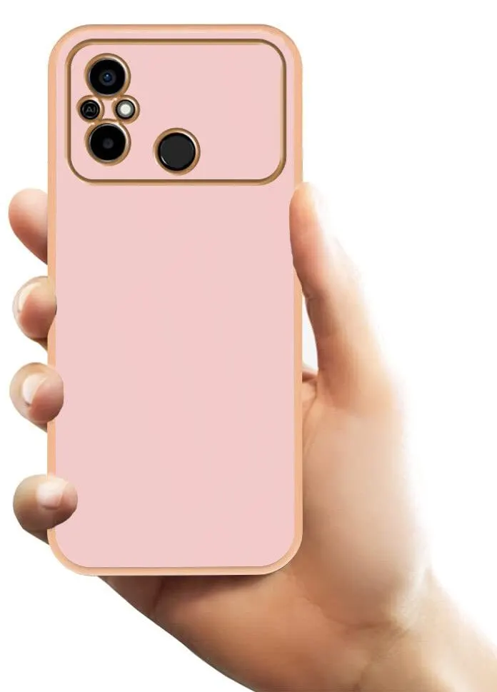 Micvir Back Cover for POCO C55 (Pink, Silicon, Pack of: 1) — image 4 of 4