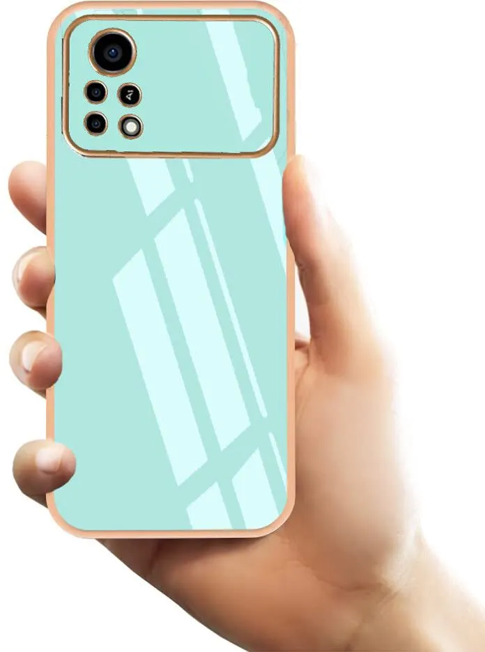 Micvir Back Cover for Poco X4 Pro 5G (Green, Silicon, Pack of: 1) — image 4 of 4
