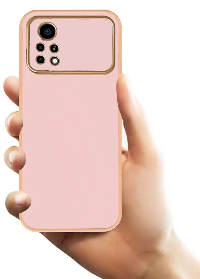 Micvir Back Cover for Poco X4 Pro 5G (Pink, Silicon, Pack of: 1) — image 4 of 4
