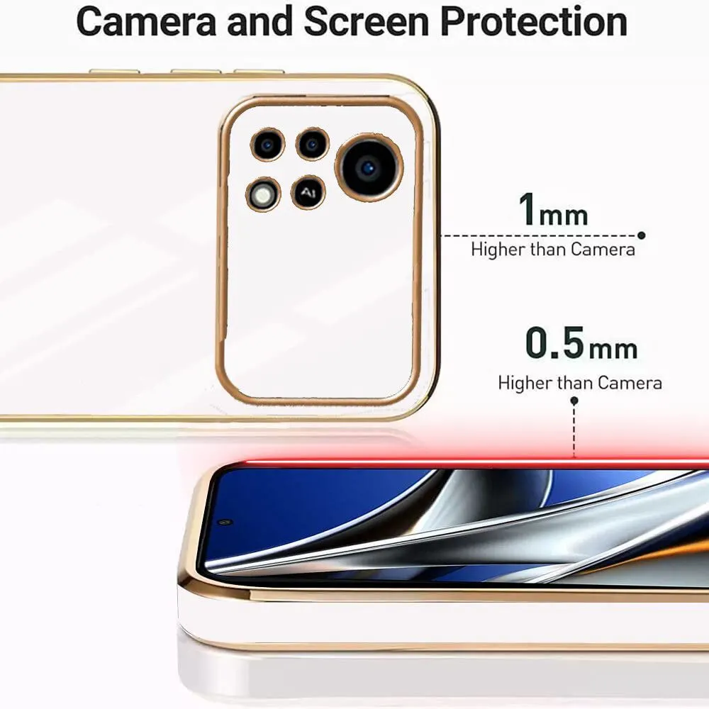 Micvir Back Cover for Poco X4 Pro 5G (White, Silicon, Pack of: 1) — image 2 of 4