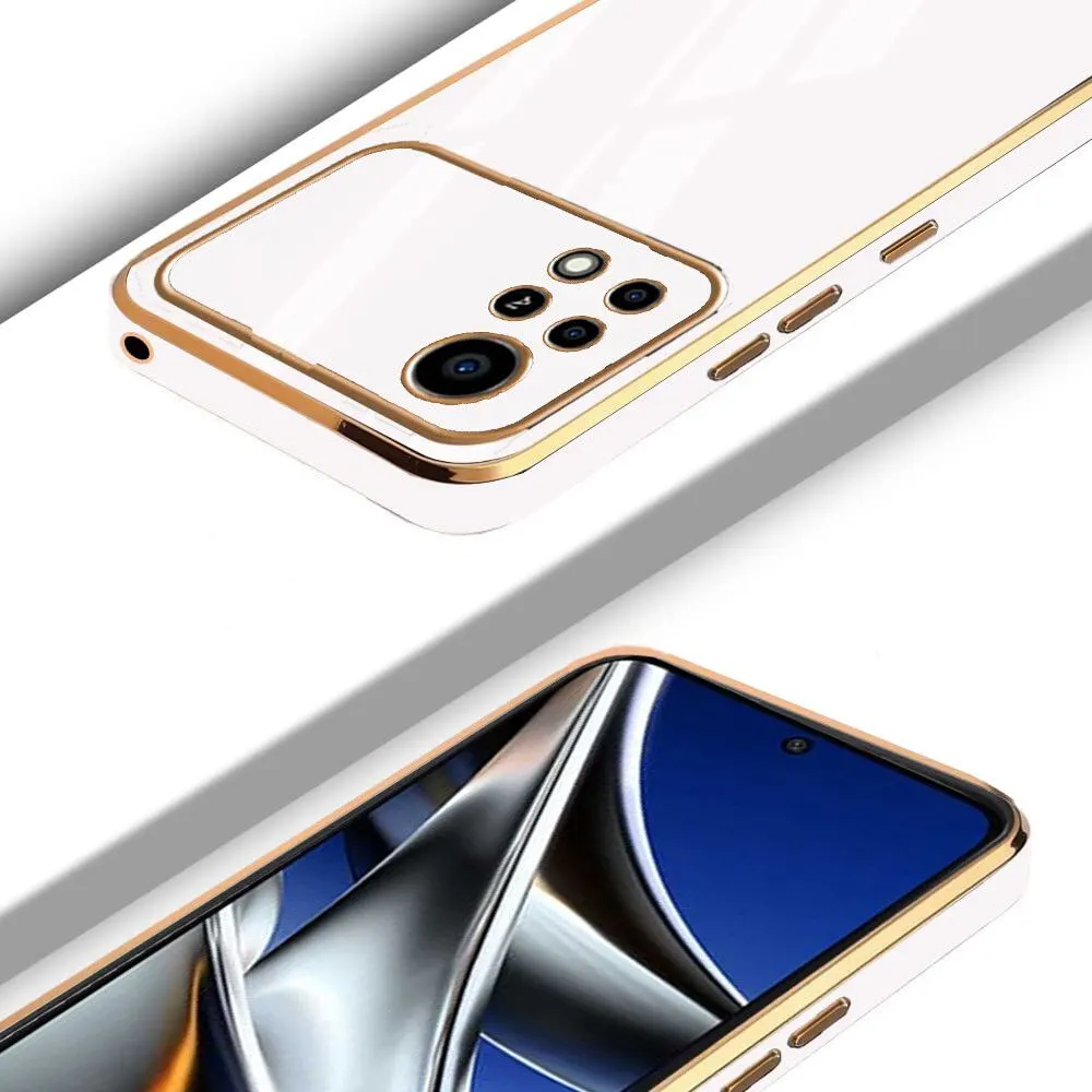 Micvir Back Cover for Poco X4 Pro 5G (White, Silicon, Pack of: 1) — image 3 of 4