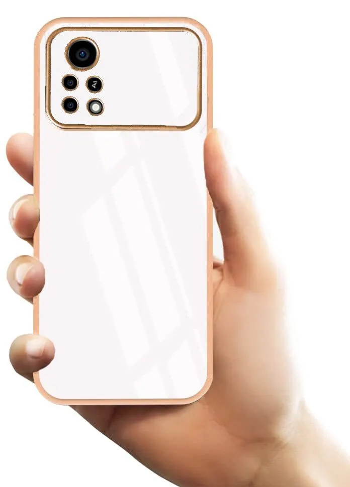 Micvir Back Cover for Poco X4 Pro 5G (White, Silicon, Pack of: 1) — image 4 of 4