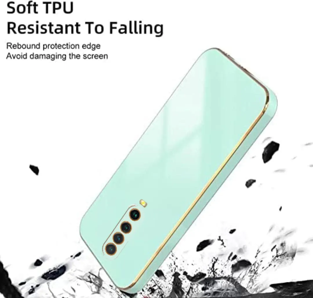 Micvir Back Cover for POCO X2 (Green, Silicon, Pack of: 1) — image 2 of 5
