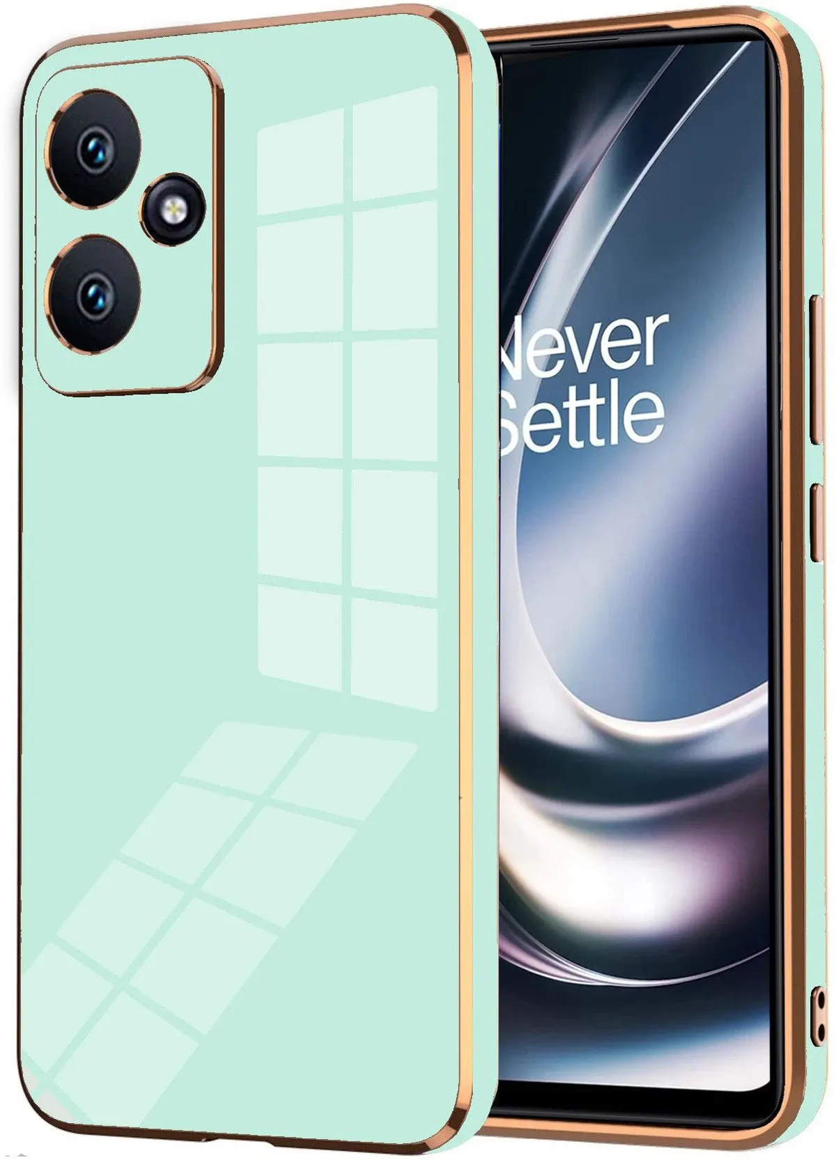 Micvir Back Cover for Redmi 12 5G (Green, Silicon, Pack of: 1)