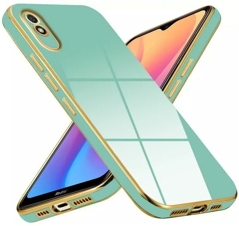 Micvir Back Cover for Redmi 9A (Green, Silicon, Pack of: 1) — image 2 of 5