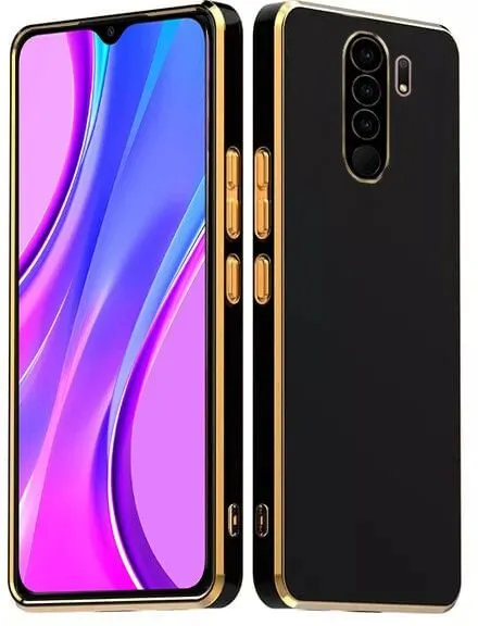 Micvir Back Cover for Redmi 9 Prime (Black, Silicon, Pack of: 1) — image 2 of 4