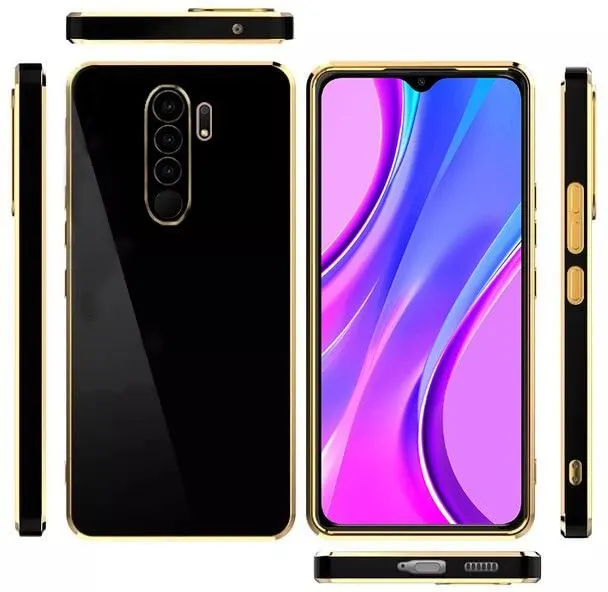 Micvir Back Cover for Redmi 9 Prime (Black, Silicon, Pack of: 1) — image 3 of 4