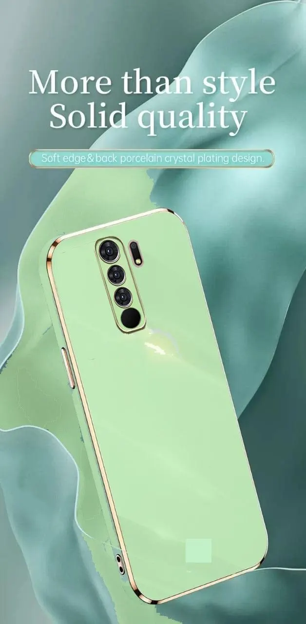 Micvir Back Cover for Redmi 9 Prime (Green, Silicon, Pack of: 1) — image 4 of 5