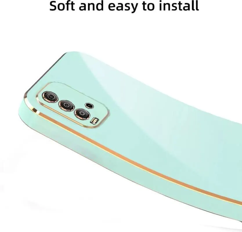 Micvir Back Cover for Redmi 9 Power (Green, Silicon, Pack of: 1) — image 2 of 4