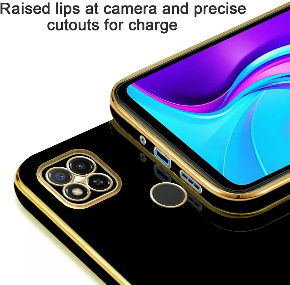 Micvir Back Cover for Redmi 9 (Black, Silicon, Pack of: 1) — image 5 of 5