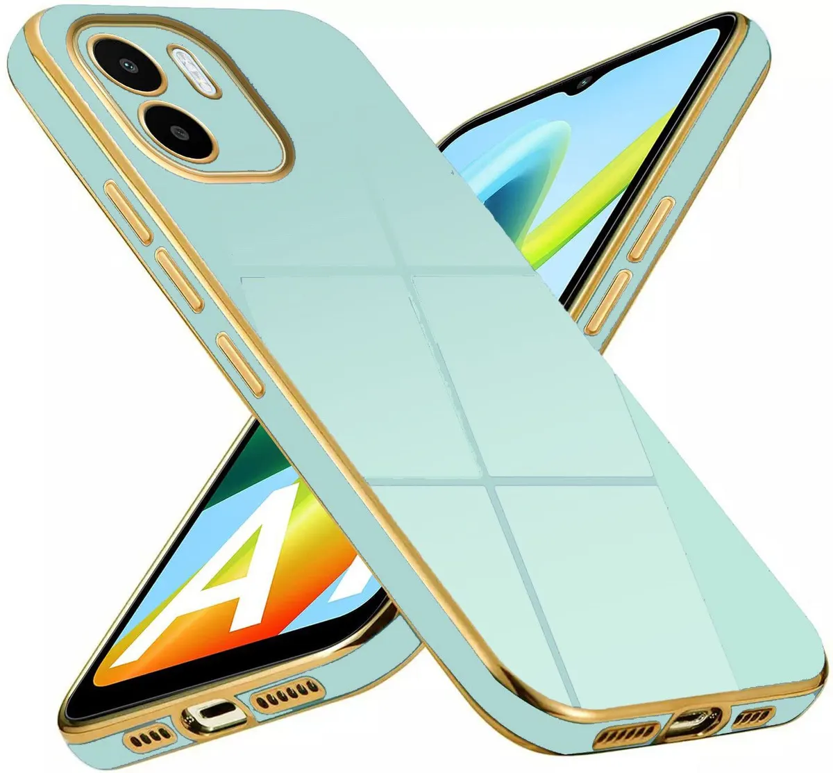 Micvir Back Cover for Mi A1 (Green, Silicon, Pack of: 1) — image 2 of 5
