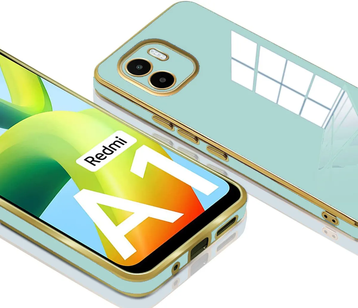 Micvir Back Cover for Mi A1 (Green, Silicon, Pack of: 1) — image 5 of 5