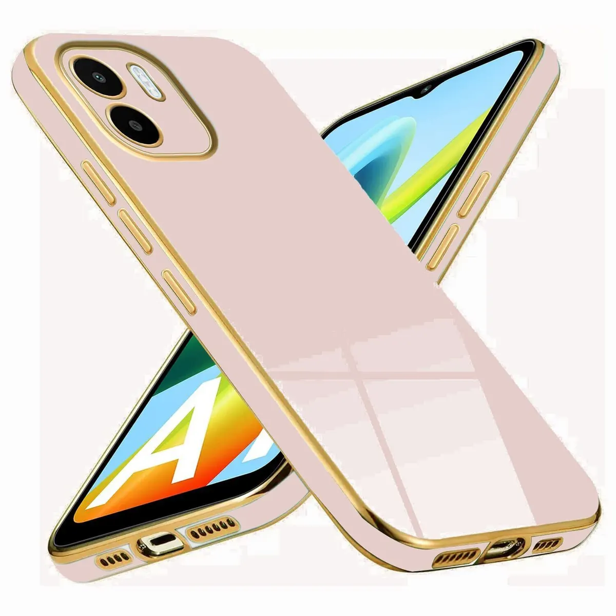 Micvir Back Cover for Mi A1 (Pink, Silicon, Pack of: 1) — image 2 of 5