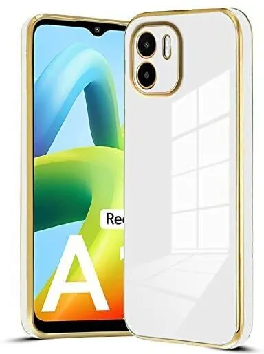 Micvir Back Cover for Mi A1 (White, Silicon, Pack of: 1)