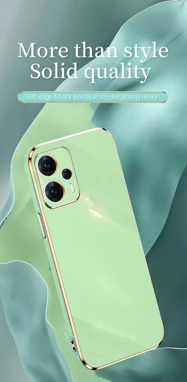 Micvir Back Cover for Redmi K50i 5G, Xiaomi Redmi K50i 5G (Green, Silicon, Pack of: 1) — image 4 of 4