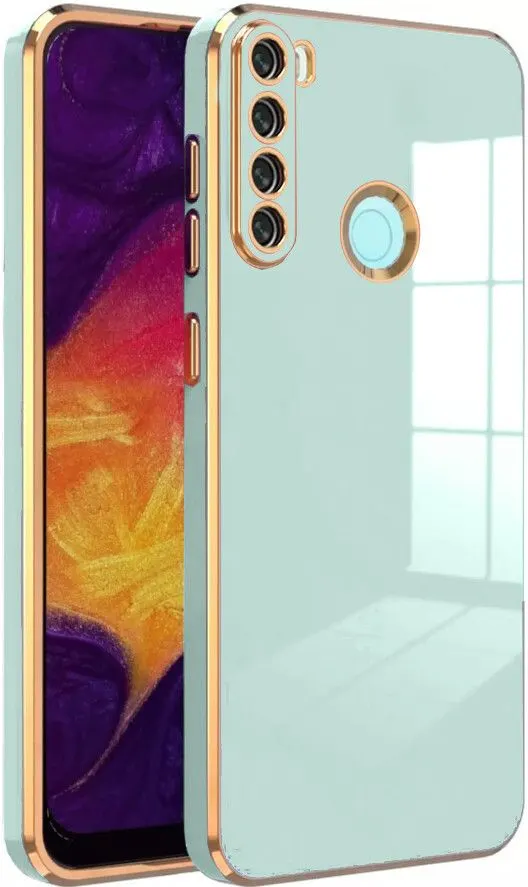 Micvir Back Cover for Mi Redmi Note 8 (Green, Silicon, Pack of: 1)