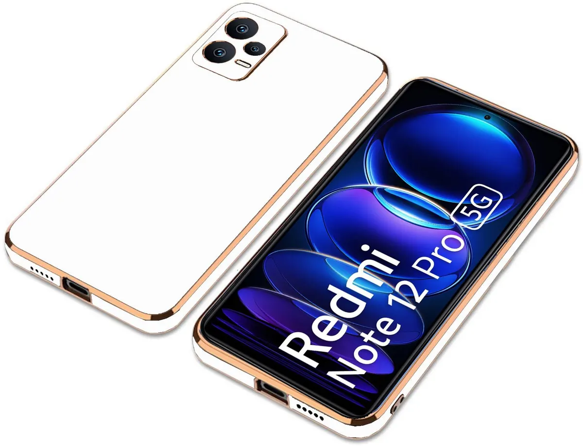 Micvir Back Cover for Redmi Note 12 Pro 5G (White, Camera Bump Protector, Silicon, Pack of: 1) — image 4 of 5