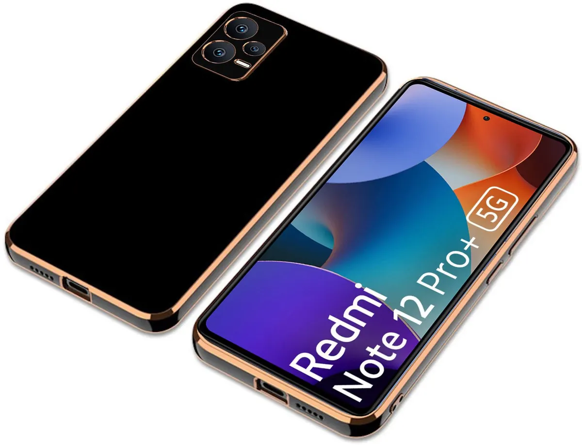 Micvir Back Cover for Redmi Note 12 Pro Plus 5G (Black, Camera Bump Protector, Silicon, Pack of: 1) — image 4 of 5