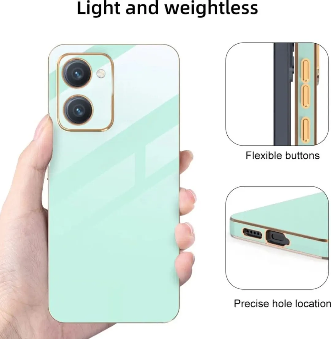 Micvir Back Cover for Realme 10 Pro 5G (Green, Silicon, Pack of: 1) — image 2 of 4