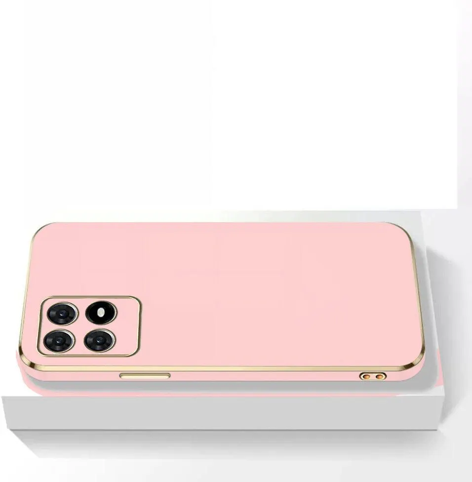 Micvir Back Cover for Realme 8i|Narzo 50 (Pink, Silicon, Pack of: 1) — image 2 of 3