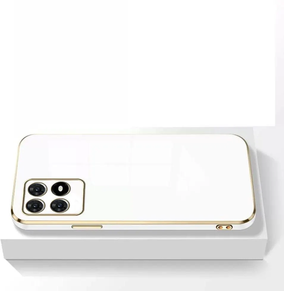 Micvir Back Cover for Realme 8i (White, Silicon, Pack of: 1) — image 3 of 4