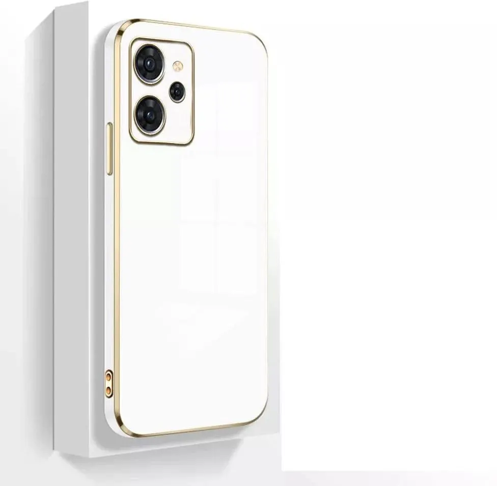 Micvir Back Cover for Realme 9i 5G (White, Silicon, Pack of: 1)