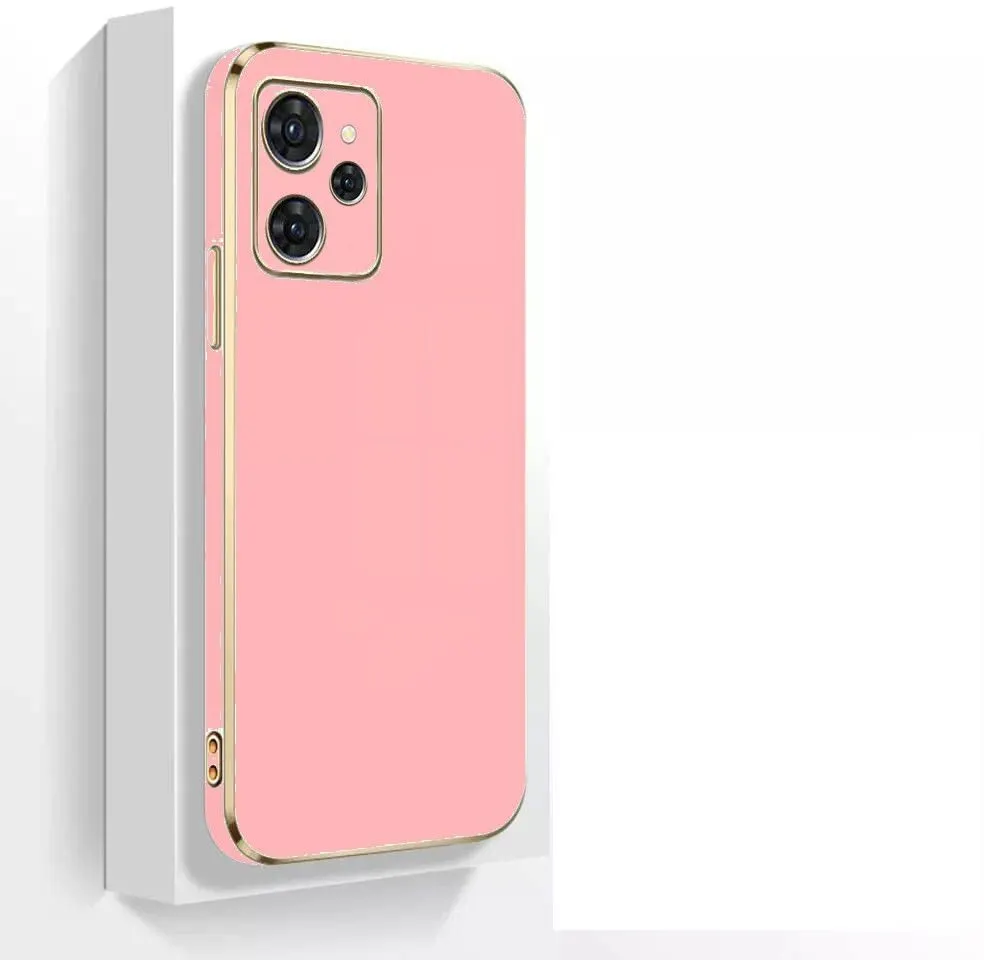 Micvir Back Cover for Realme 9i, Oppo K10, Oppo A76, Oppo A96 (Pink, Silicon, Pack of: 1)
