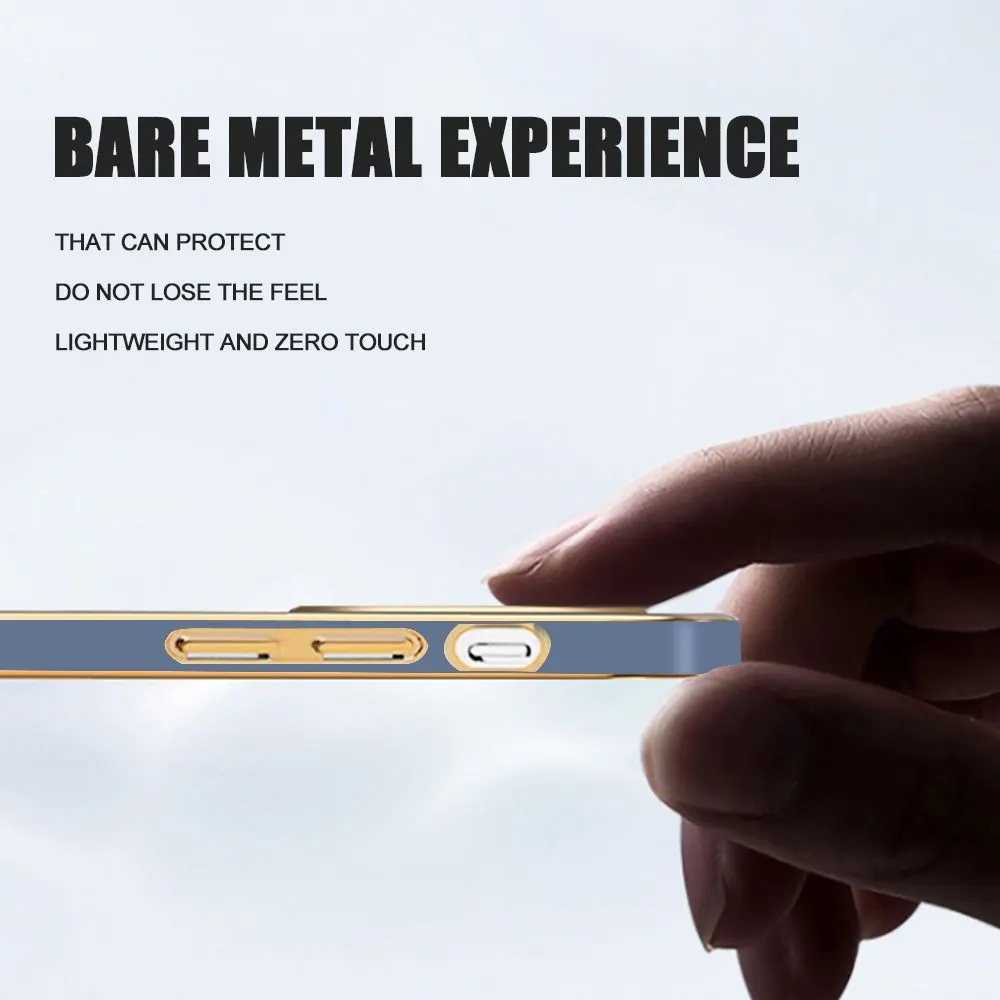 Micvir Back Cover for Realme C31 (Blue, Electroplated, Silicon, Pack of: 1) — image 3 of 5