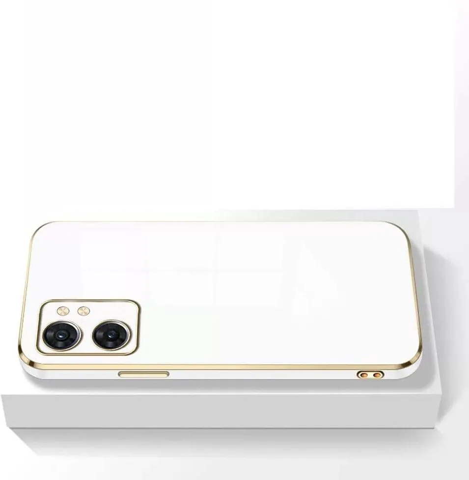 Micvir Back Cover for Realme Narzo 50 5G (White, Silicon, Pack of: 1) — image 2 of 4