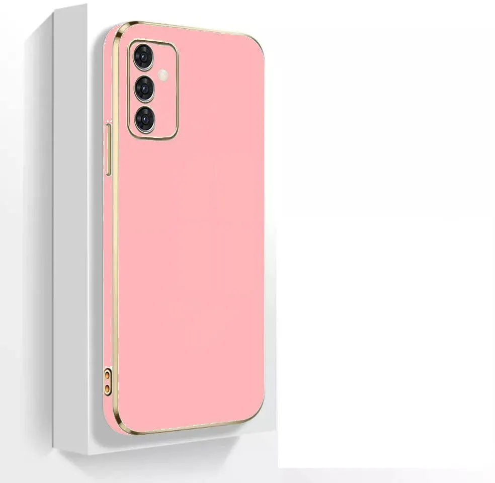 Micvir Back Cover for Samsung Galaxy A04s (Pink, Silicon, Pack of: 1)