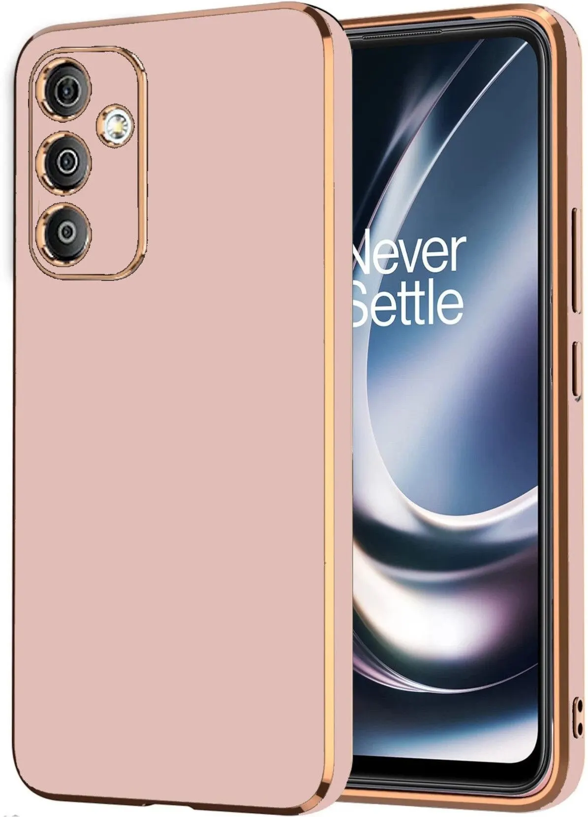 Micvir Back Cover for Samsung Galaxy F54 5G (Pink, Silicon, Pack of: 1)