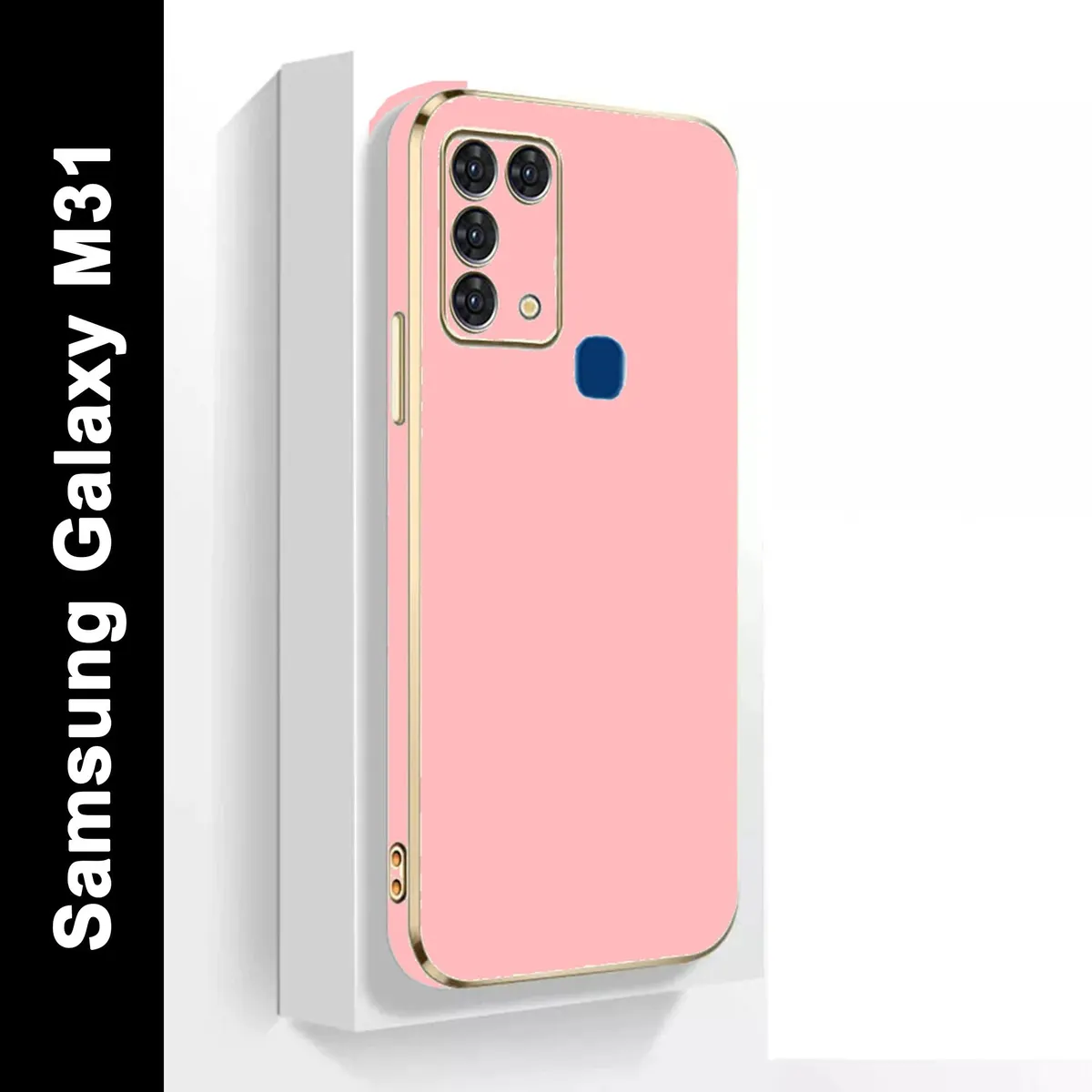 Micvir Back Cover for Samsung Galaxy M31 (Pink, Silicon, Pack of: 1)