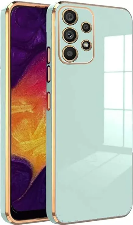 Micvir Back Cover for Samsung M32 5G (Green, Silicon, Pack of: 1)